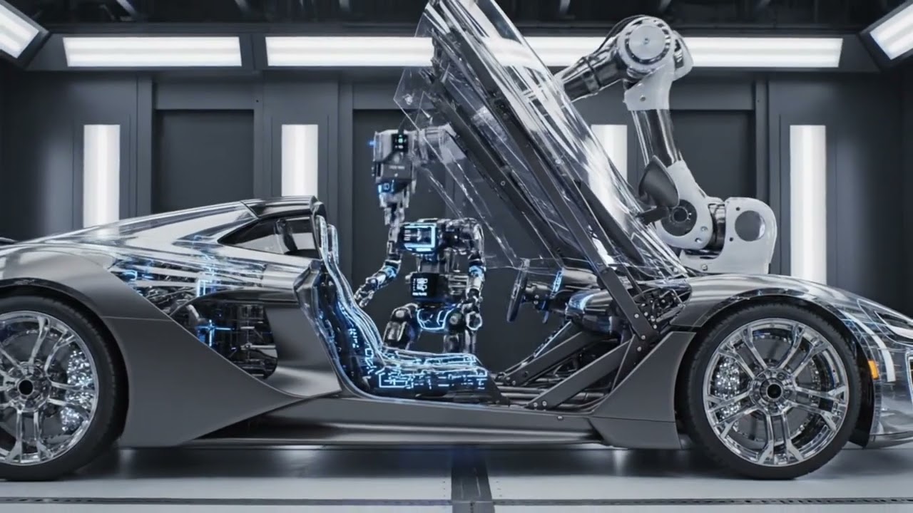 production process of convertible supercars