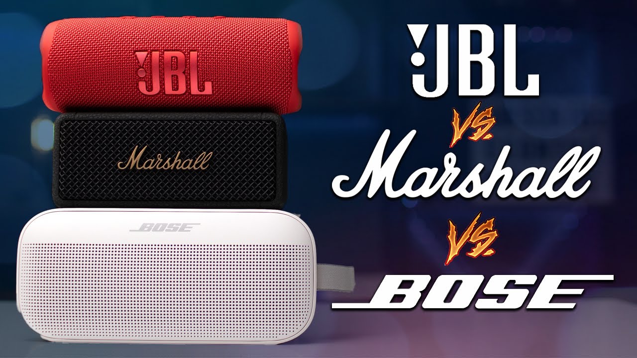 Marshall Emberton 2 против Bose Soundlink Flex и JBL Flip 6 — [Звуковой тест]