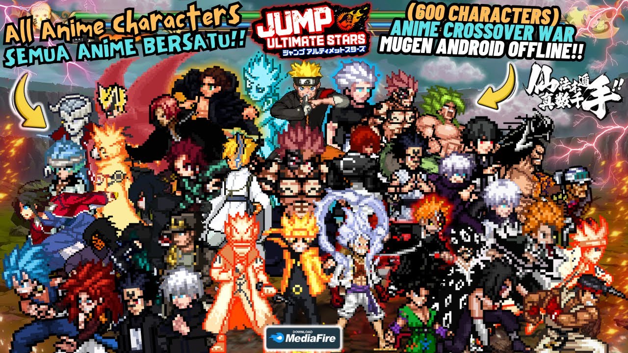 RELEASE! ANIME CrossOver TCEAM V2.8 Mugen Android [600 Characters] OFFLINE BvN Ultimate Update 2025