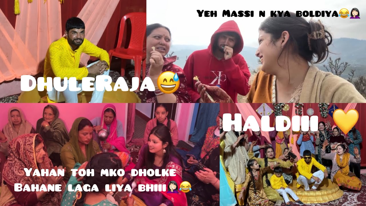 Day 2nd…..Shagun,Haldi,Mehndi 💛💚..|||Bhen K Sasural Ki Shadi m kra Emjoy 😂😉