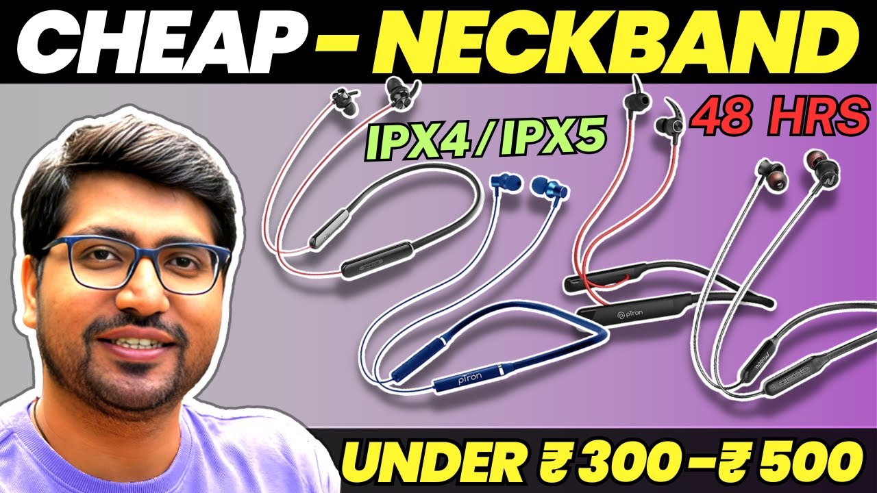 [TOP 3]🔥Best Neckband Under 500 in India🔥Best Budget Earphones 2026🎧📱