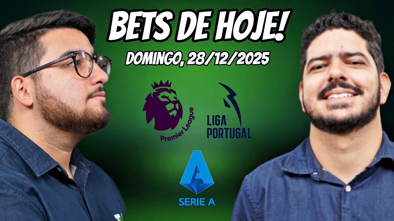 Palpites de Futebol para 28/12/2025 (domingo) - Análises + Bilhete Pronto | Bets de Hoje