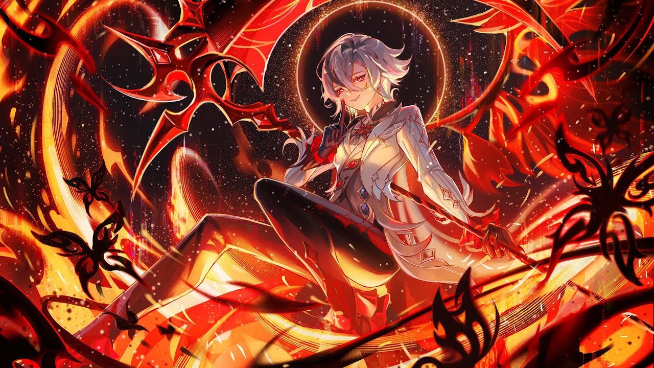 [4.6 Abyss] C2R1 Arlecchino top half 37s continuous speedrun (read description)