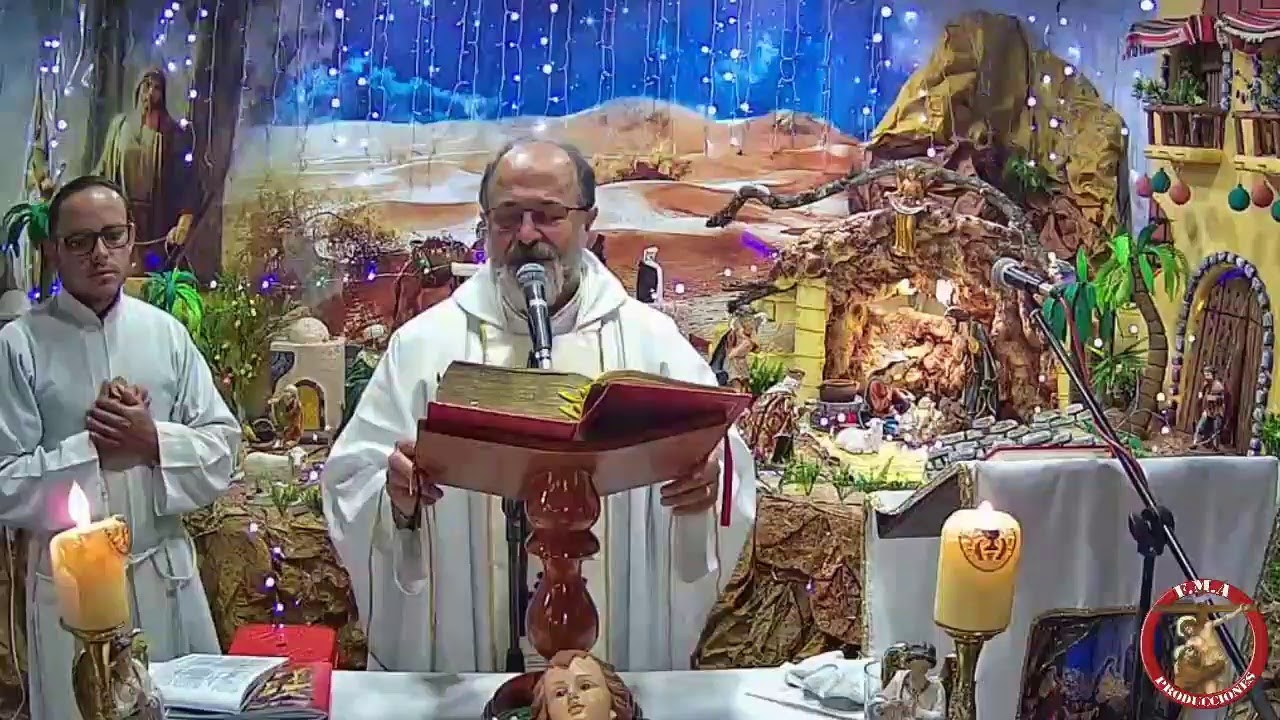 Eucaristía  del nacimiento del Niño Jesús Fundación Monte Alvernia 24 Diciembre/2020
