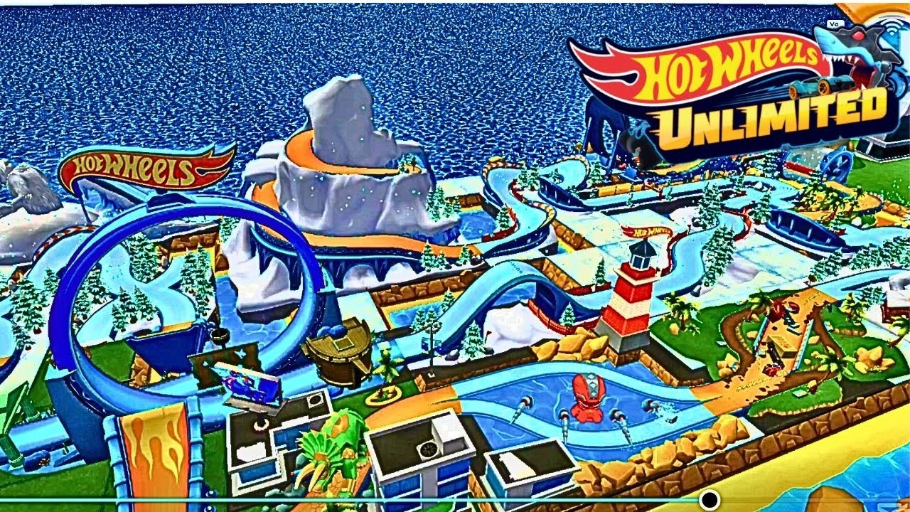 Hot wheels unlimited run fun jump burn and race in my new track 