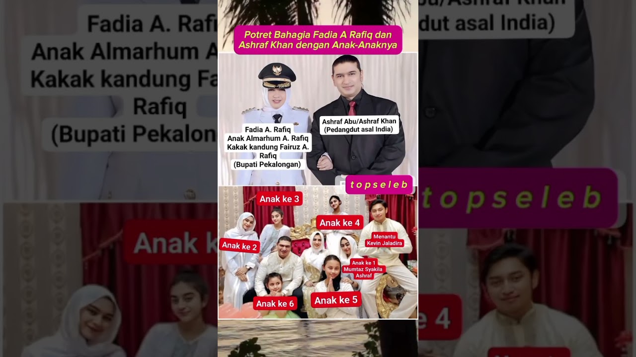 potret keluarga fadia a rafiq dan penyanyi ashraf khan #shortsfeed #shortsvideo #shorts #trending