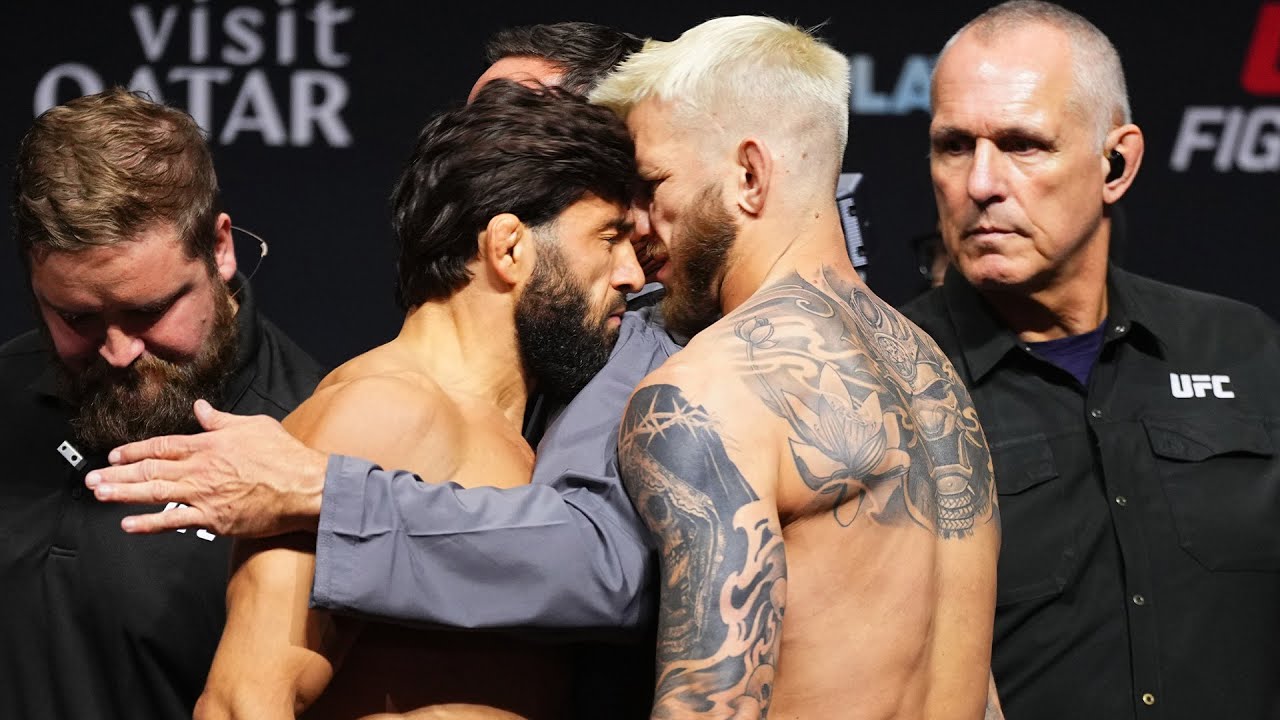 Encaradas da Pesagem | UFC Qatar: Tsarukyan x Hooker