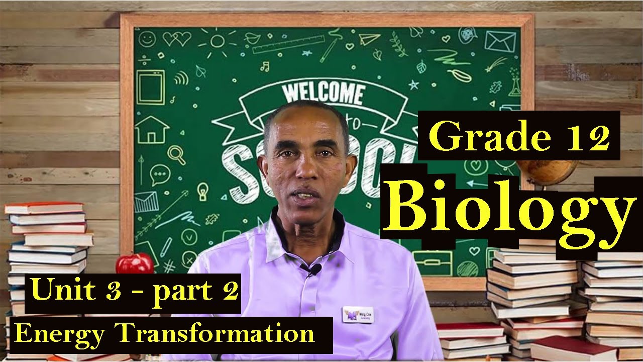 Grade 12 Biology Unit 3 part-2 Energy transformation