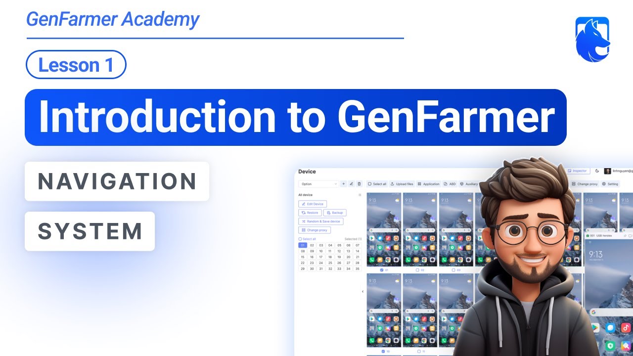 Lesson 01: Introduction to GenFarmer - Automation No-code App | GenFarmer Automation Academy