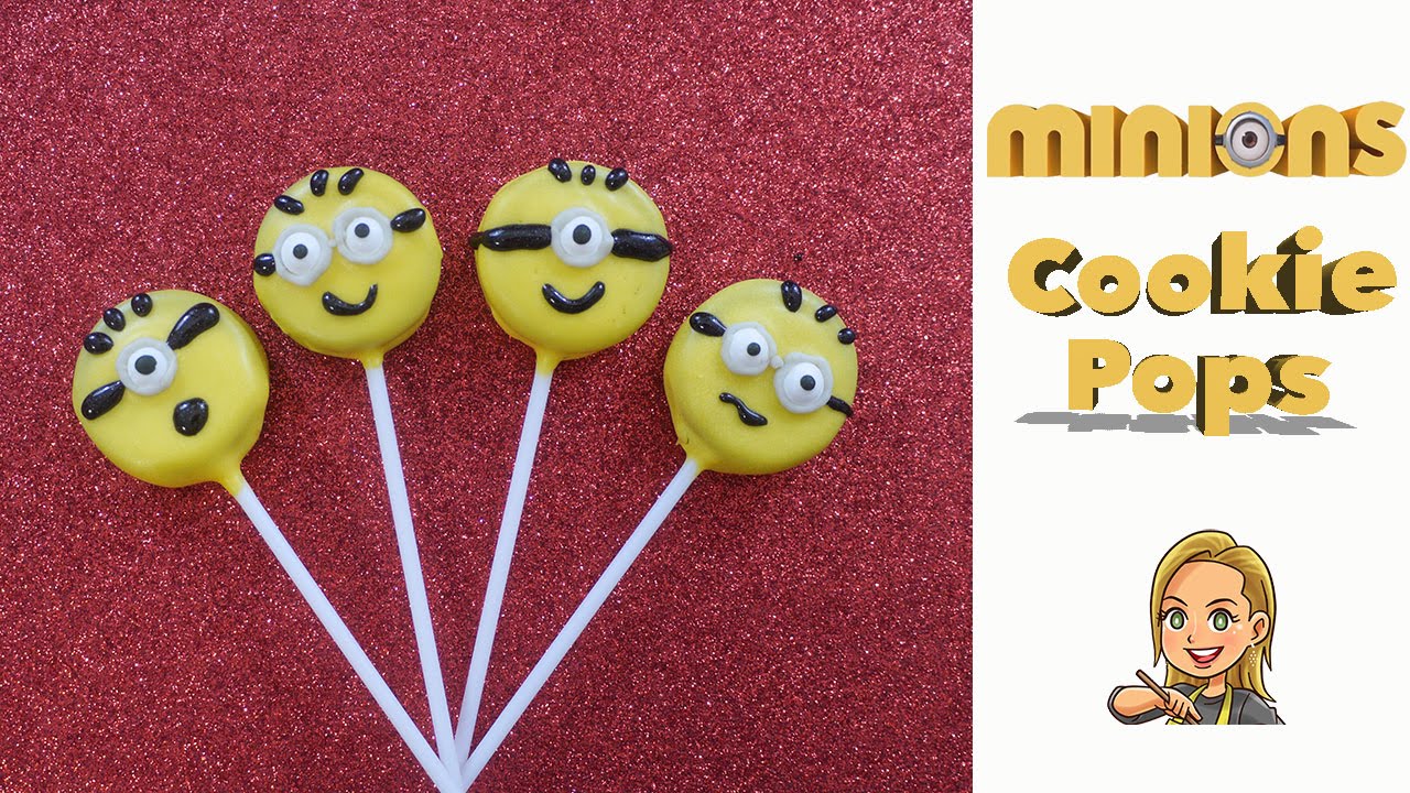 Minion Cookie Pops - Oreo Cookie Pops - Minion Cake Pops