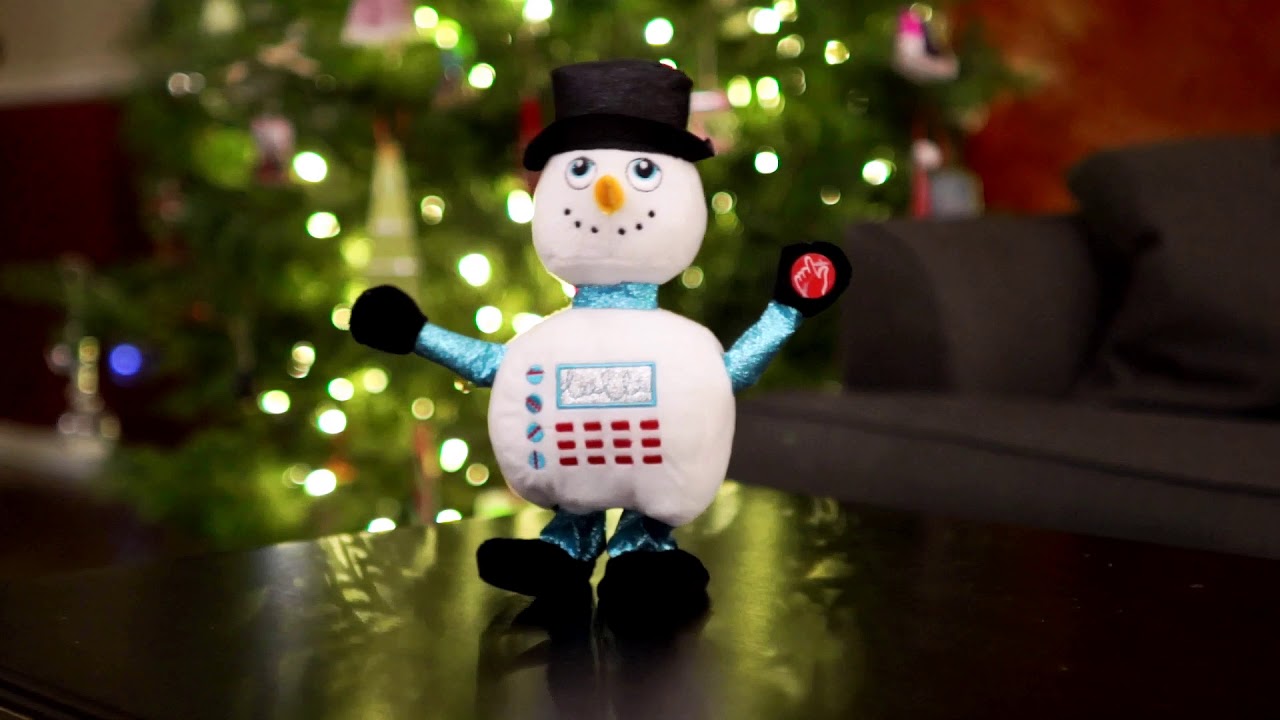 Singing & Dancing Christmas Snowman Robot Toy! (+ Bloopers) - Jingle Bells