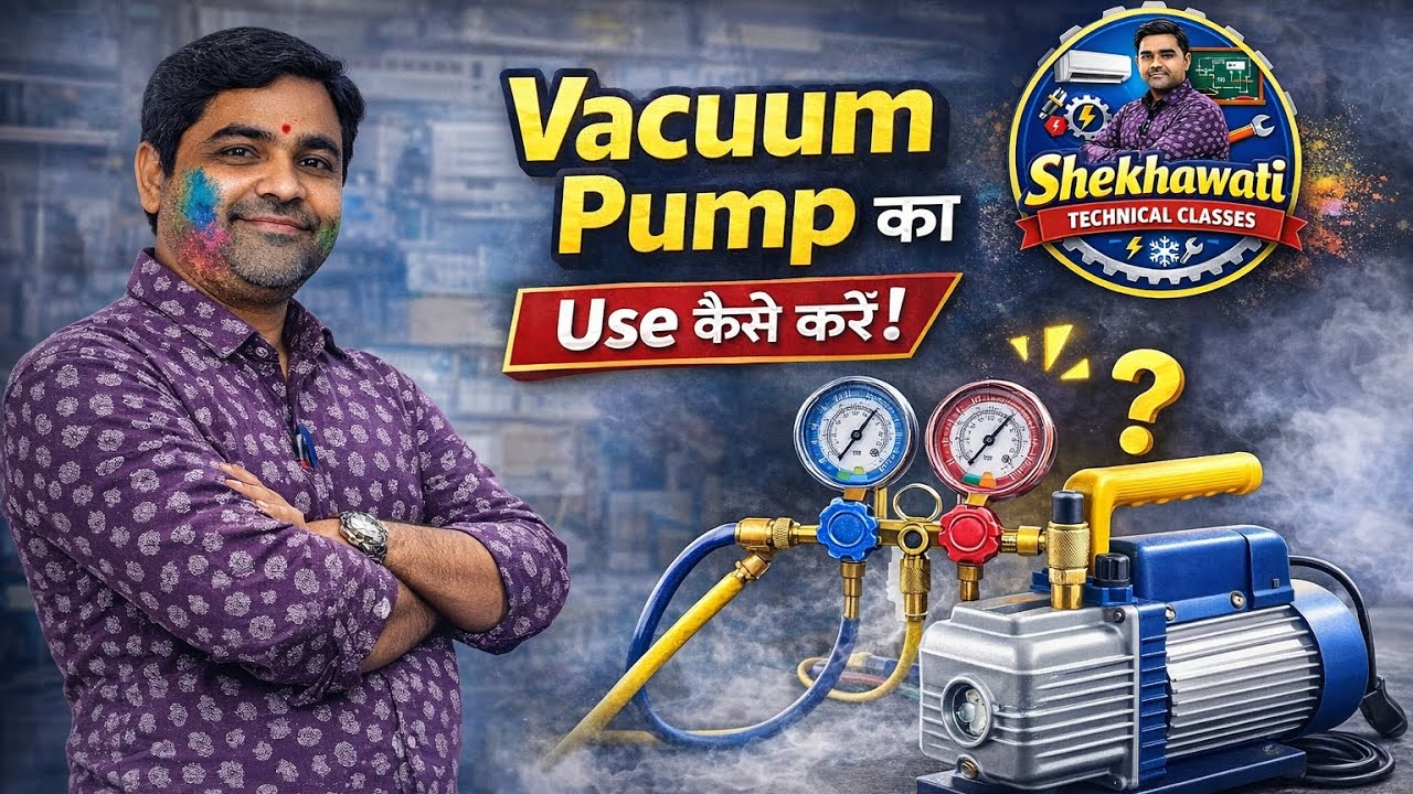  Vaccum Pump का Use कैसे करें 