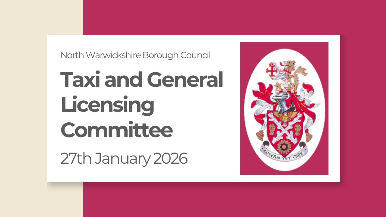 Taxi and General Licensing Committee 27 January 2026