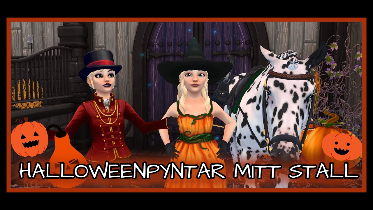 Halloweenpyntar mitt stall!