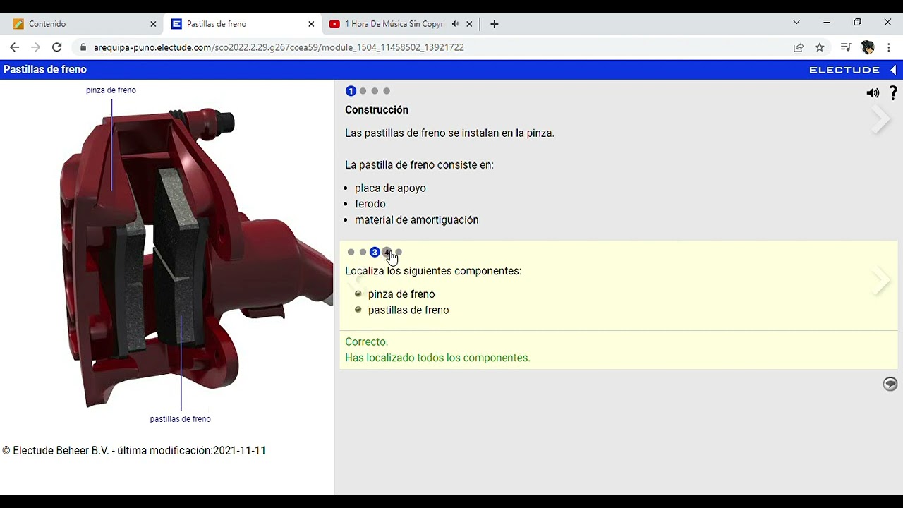 ELECTUDE: Pastillas de freno