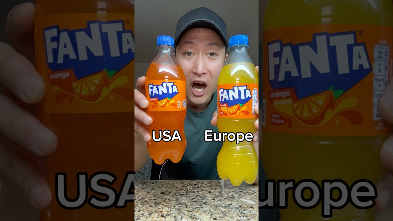 Fanta Red40 USA vs Europe