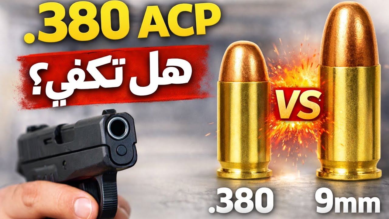 العيار الصغير… هل هو خطير فعلًا؟ (.380 ACP)