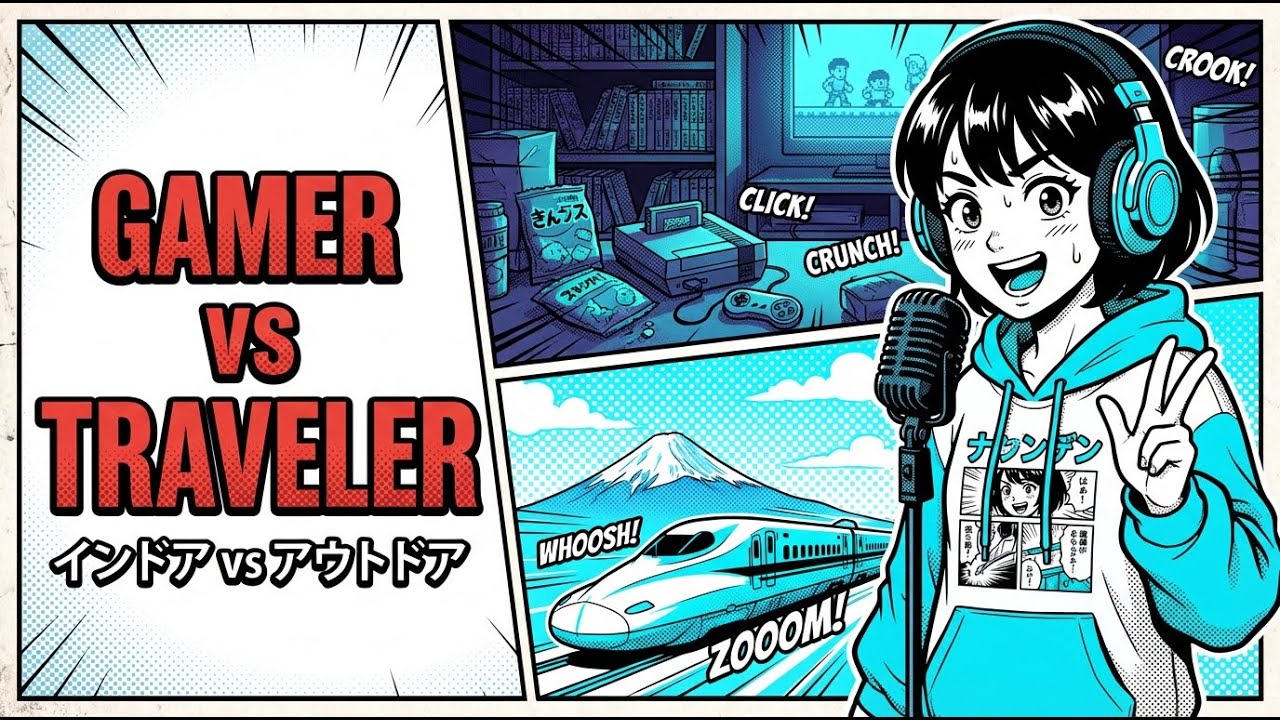 Indoor vs. Outdoor: 2 Japanese Weekend Stories (Listening Practice)