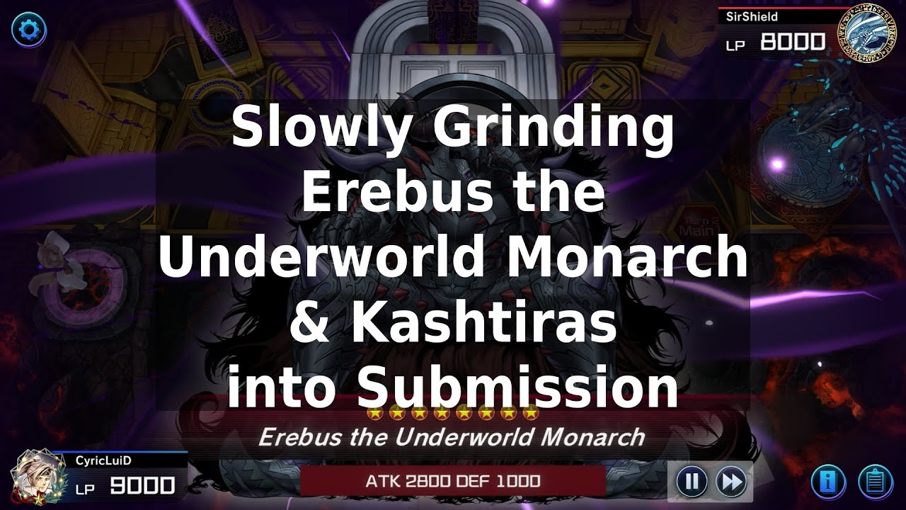 Yu-Gi-Oh! Master Duel | Slowly Grinding Erebus the Underworld Monarch & Kashtiras into Submission