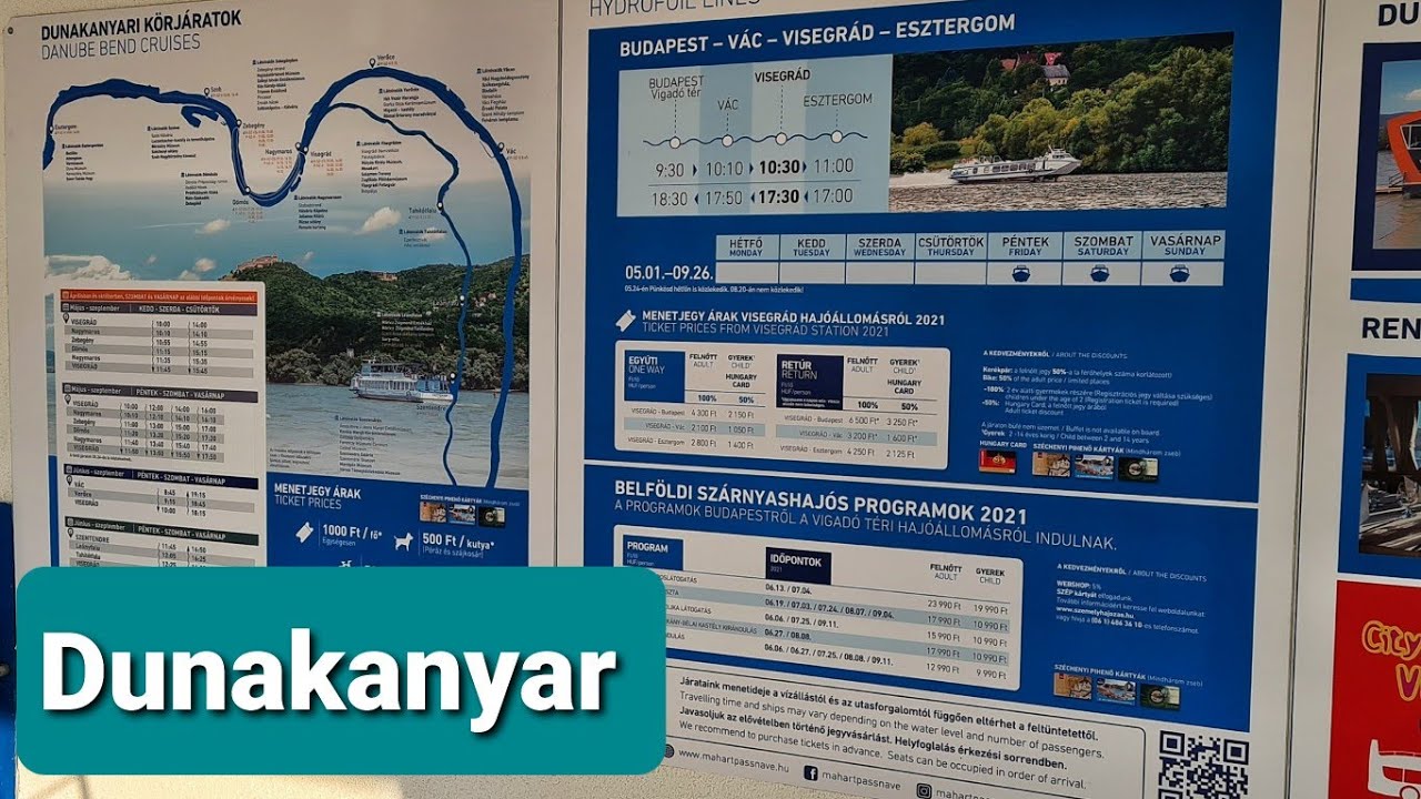 Boat Cruise In The Danube Bend (Haj&oacute; k&ouml;rj&aacute;rat a DUNAKANYARBAN)