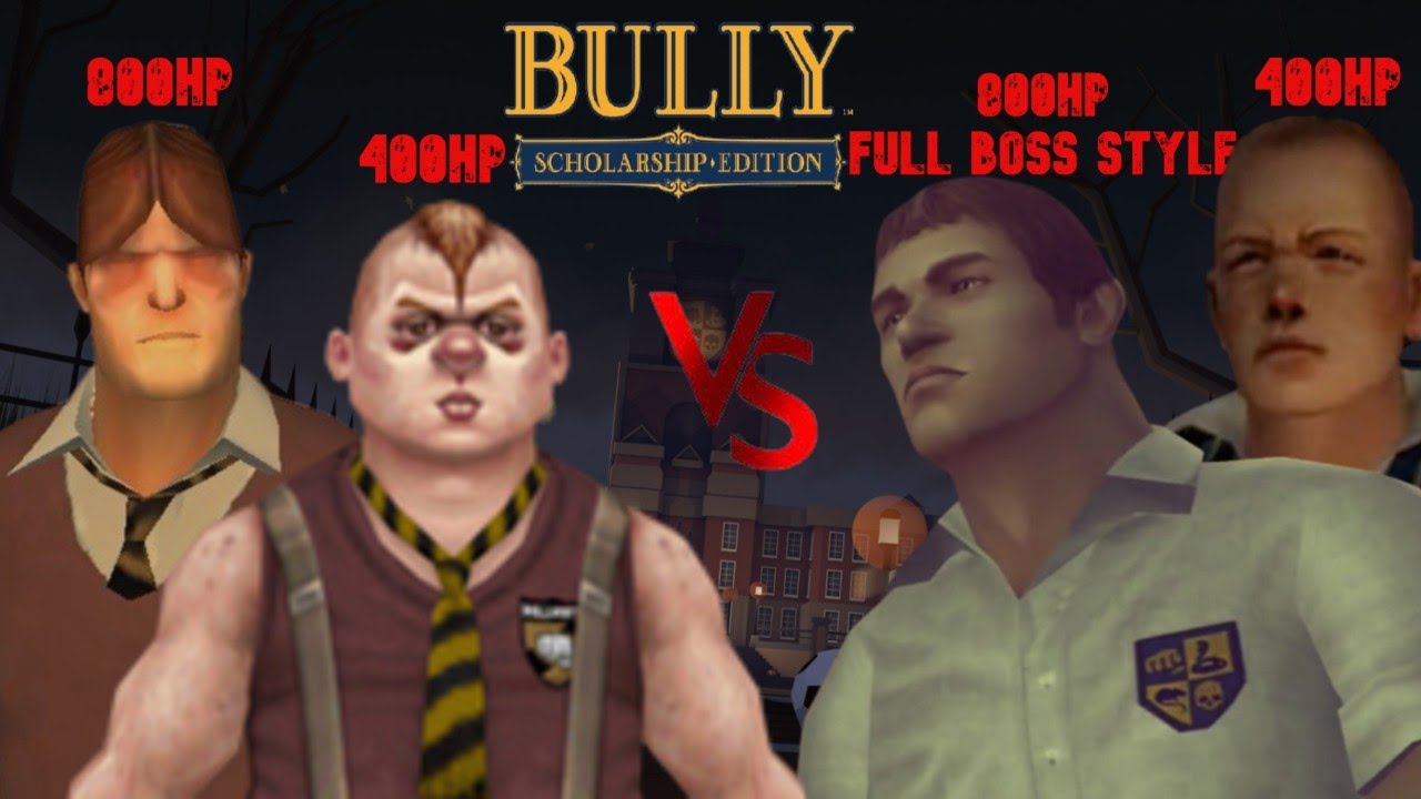 Bully SE: Alpha Russell Northrop & Sid VS Russell Northrop ( Full Boss Style ) & Jimmy Hopkins