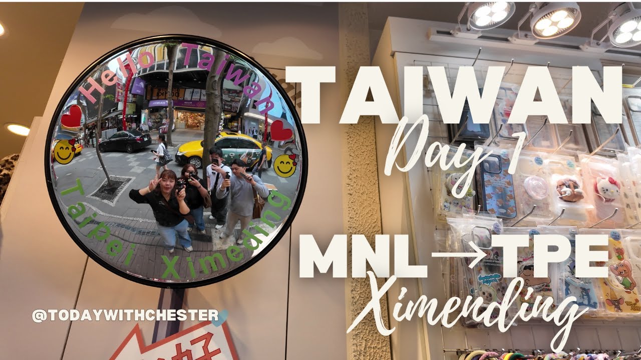 MNL to TPE | NAIA A Lounge, Exploring Ximending, Night Market | Vlog#015 Taiwan Vlog Day1