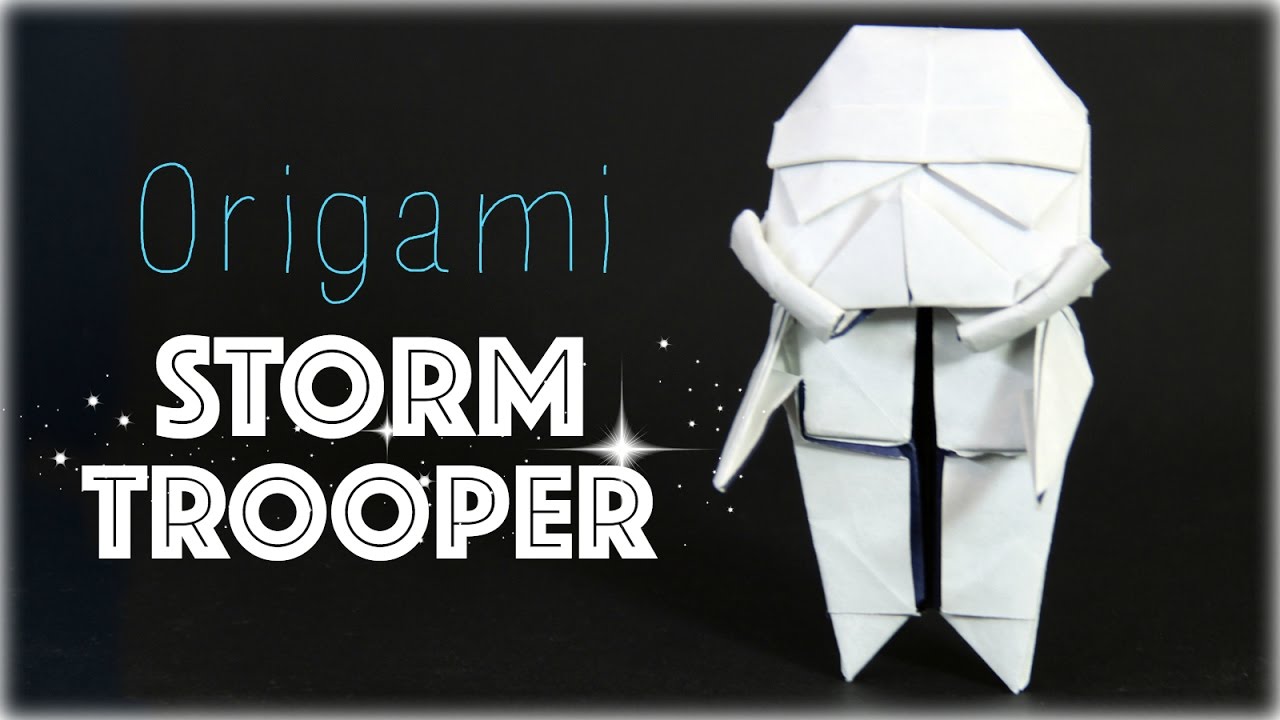 How to make an origami Stormtrooper (Star Wars)