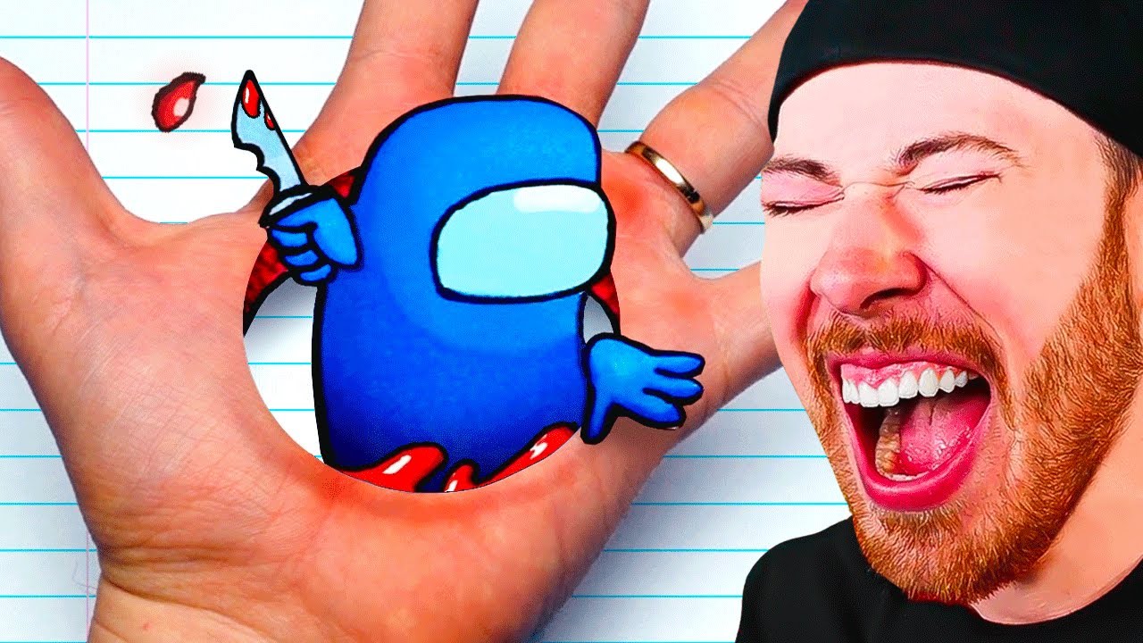CRAZIEST Among Us Art Videos EVER!? (AMAZING!)