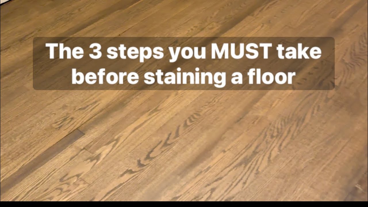 How to refinish a floor in a 1:30 without the nonsense