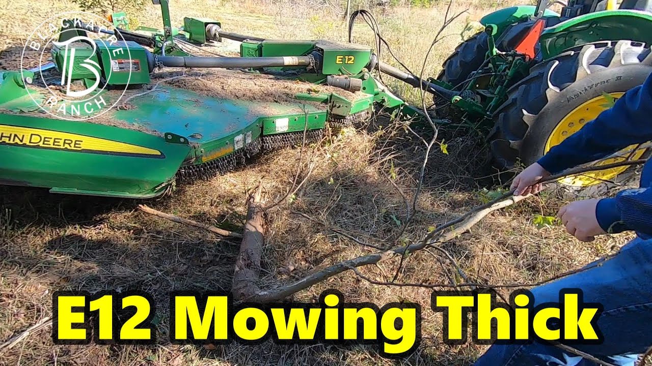 Эп. 379 — John Deere 5075E не справлялся — E12 Пытки при кошении