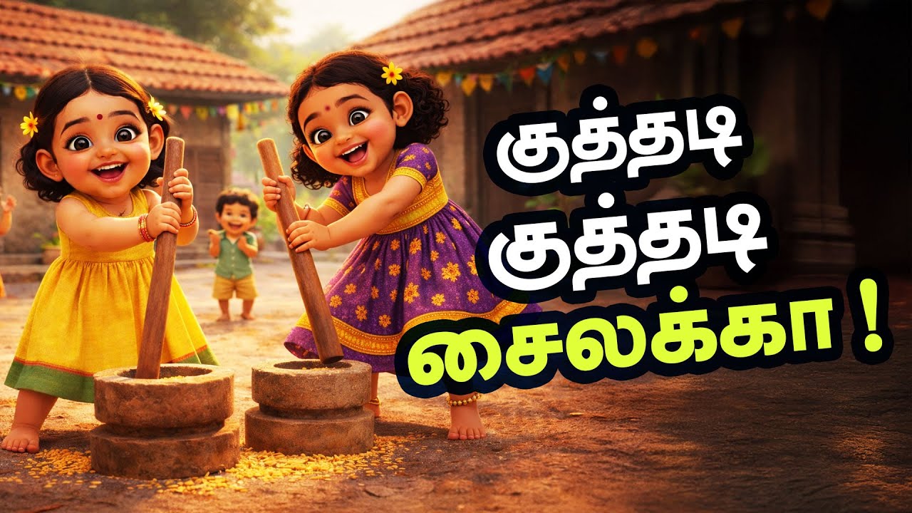 குத்தடி குத்தடி சைலக்கா | Tamil Kids Folk Dance Song | Magizh Akka Sailakka | Puma Kidz