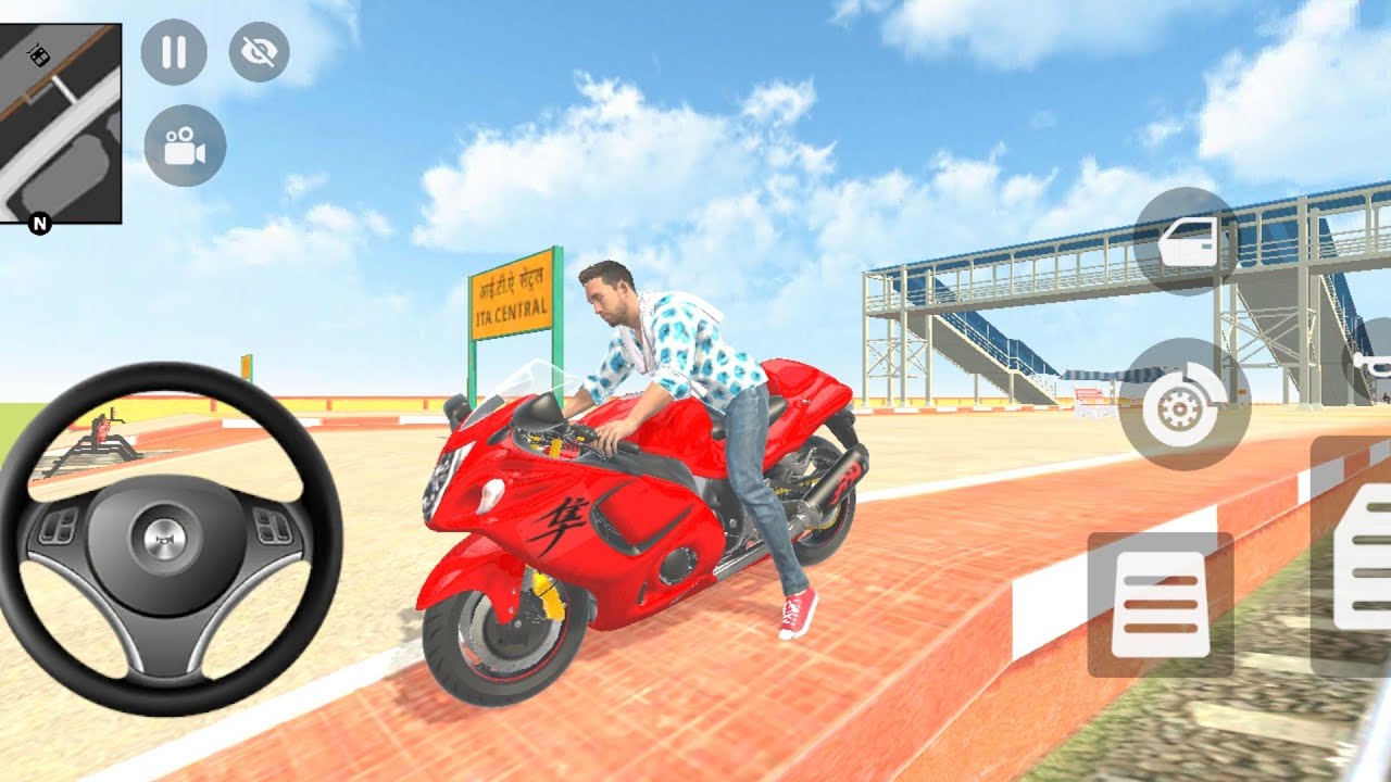 Indian Tren Relway New Update Theft Auto Simulator Frinklin City Police All Crezy Car 🚗