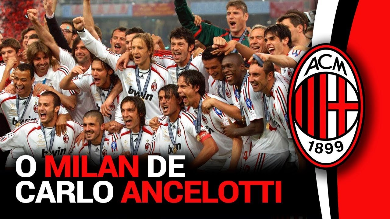Milan de Carlo Ancelotti 2006/2007 Análise Tática de Futebol