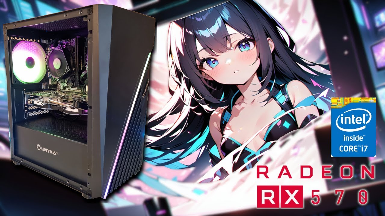 GAMING on a GAMING-PC for $200 ?! [ i7-4770 & RX 570 in 2024 ]