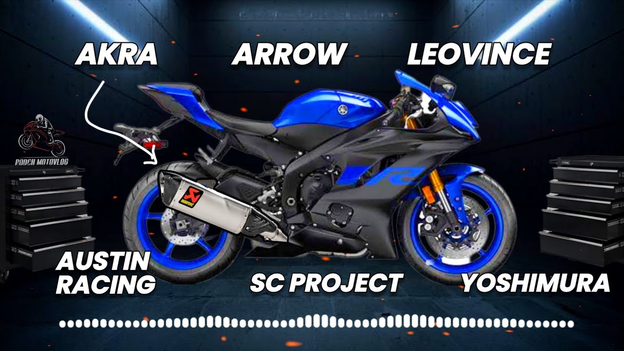 Yamaha YZF R6 | Which Exhaust has the best Sound? 🔊