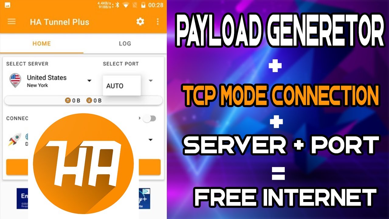 COMMENT CONFIGURER HA TUNNEL PLUS | INTERNET GRATUIT