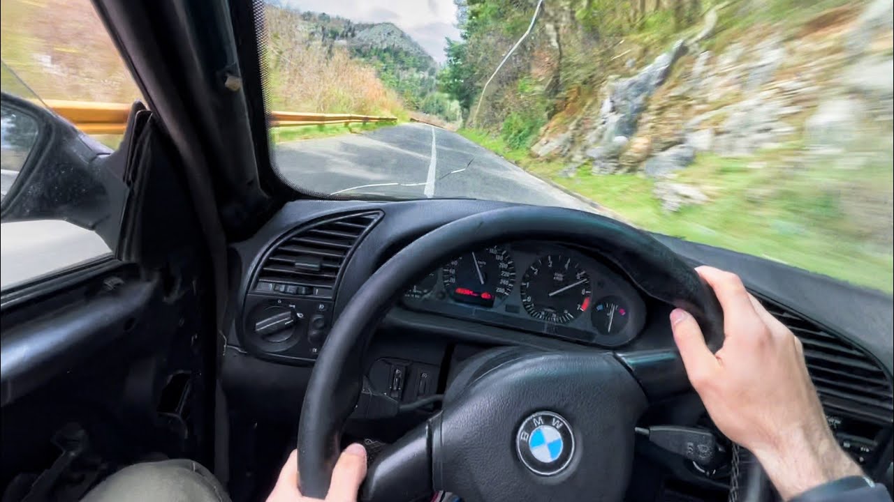 POV: E36 320i - Spirited Drive on a Curvy Mountain Road