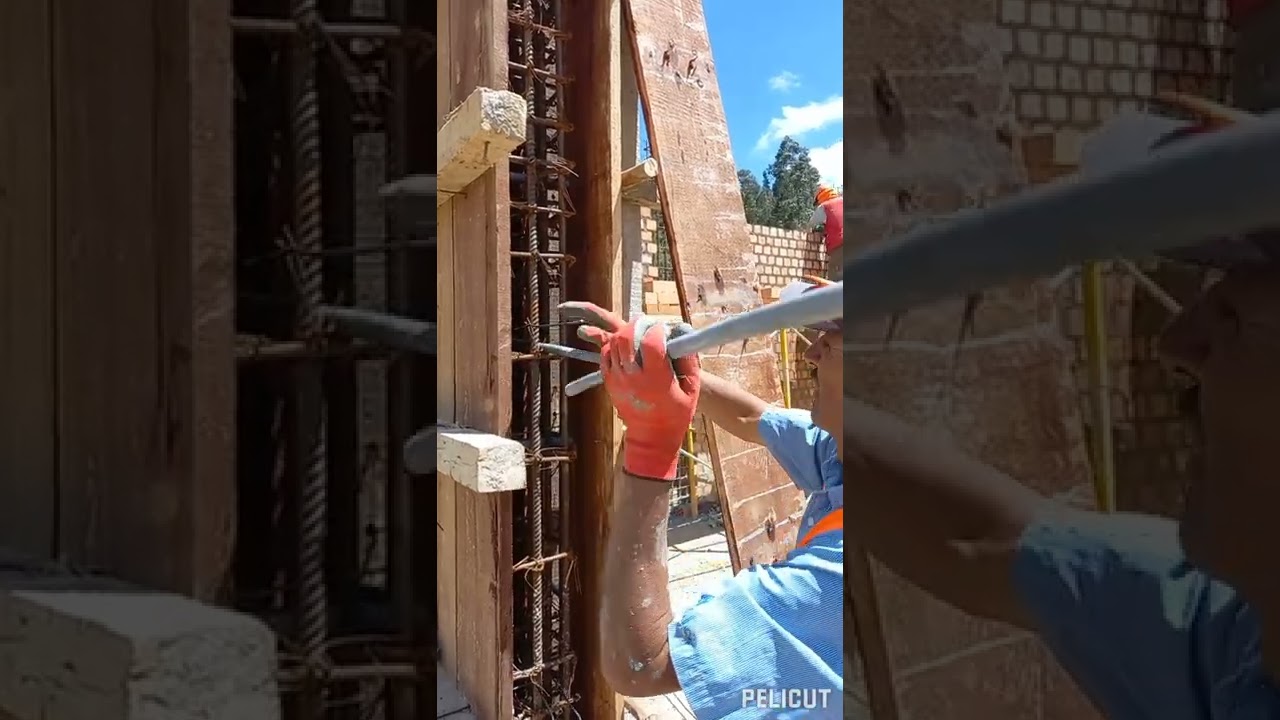 Encofrado de una columna T desde cero