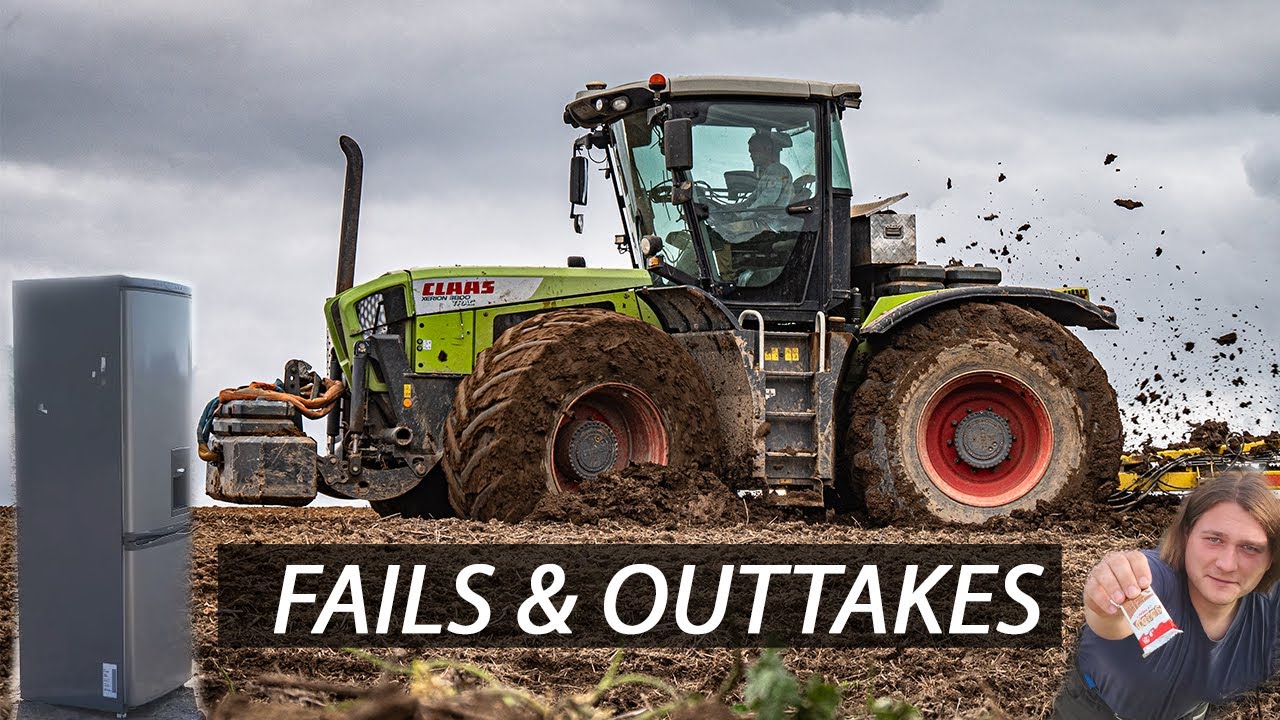 Fails & Outtakes 2024 - Schlammschlacht - Festgefahren - Lustige Fahrer ▶ Agriculture Germanyy