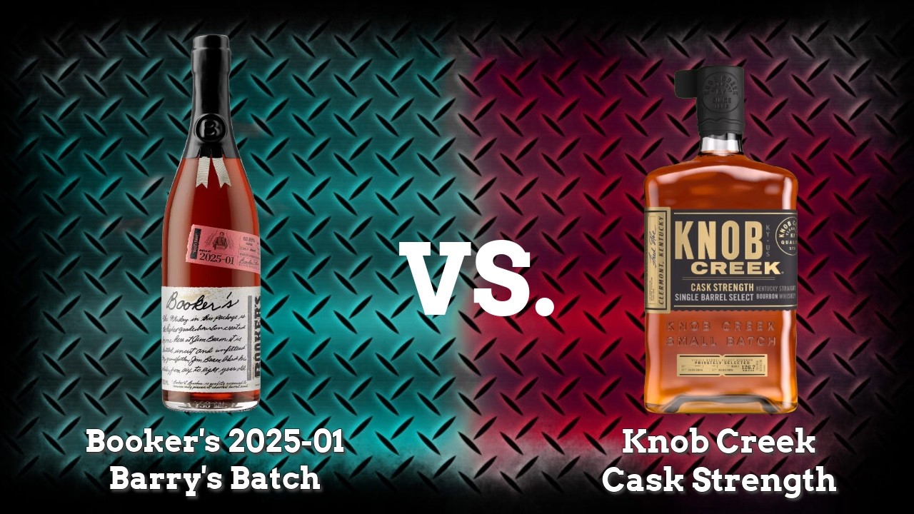 Is Knob Creek Cask Strength A Cheaper Booker's? Barry's Batch vs Knob Creek Cask Strength Review