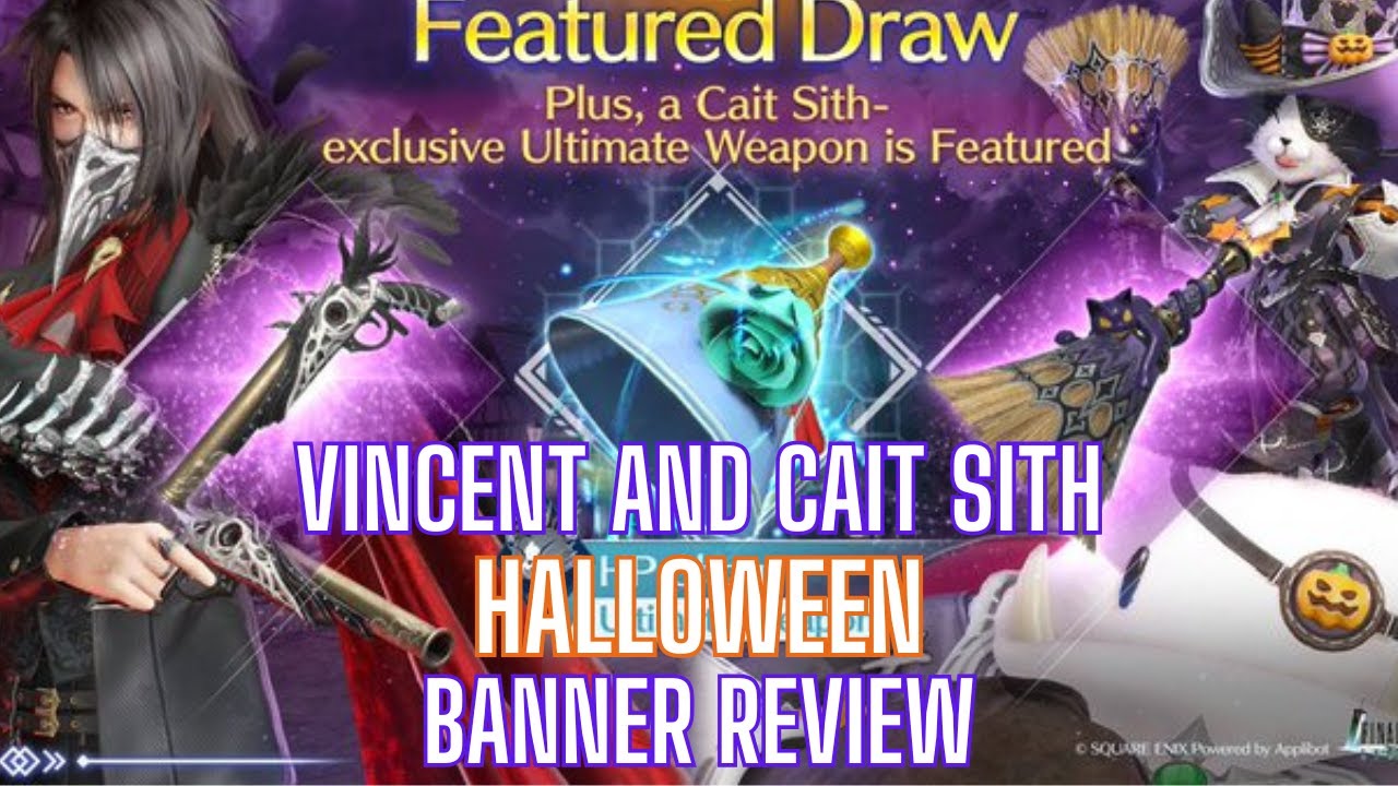 Final Fantasy 7 Ever Crisis - Vincent and Cait Sith Banner Review I am late