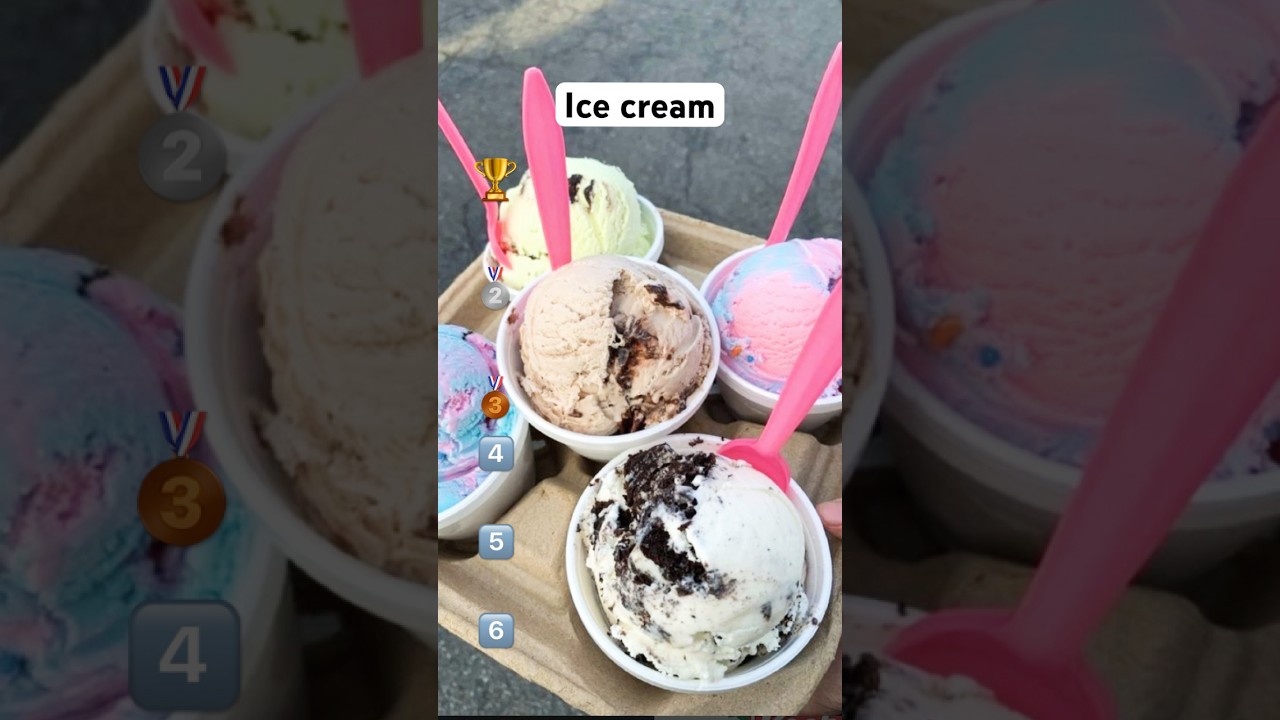 Rank these 6 foods, but you can’t change!!