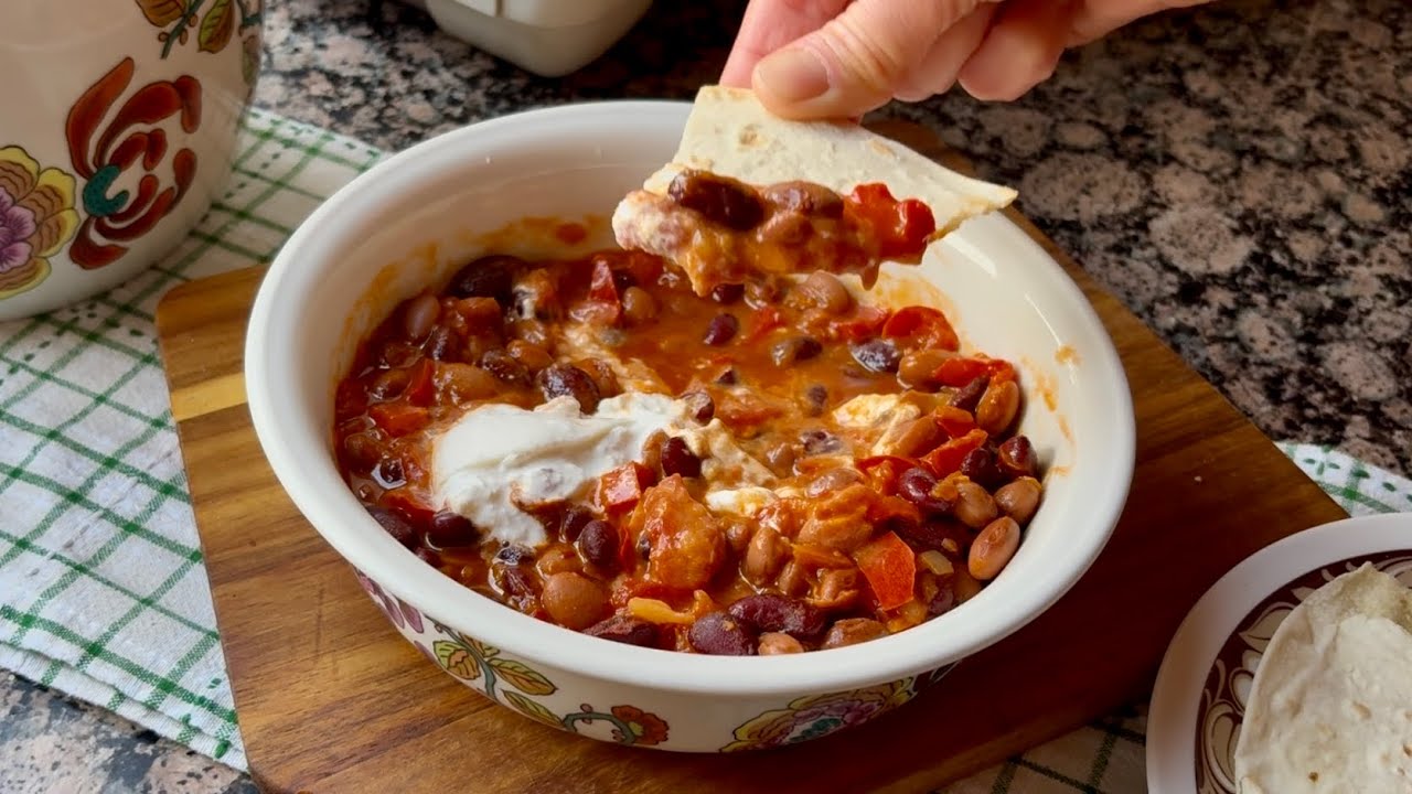 Чили с фасолью - вкусное мексиканское блюдо! 