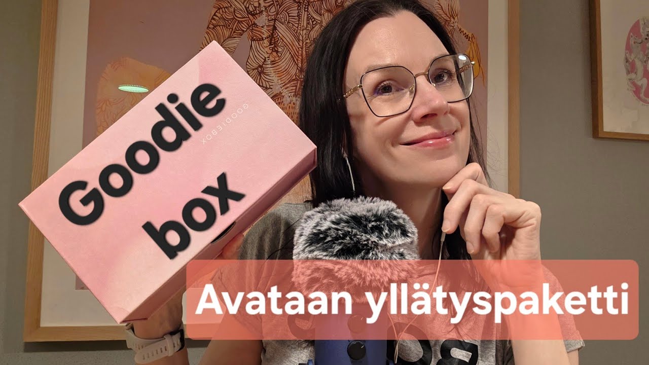 ASMR SUOMI /Avataan Goodiebox -salapaketti