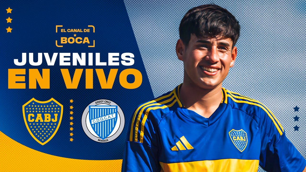 BOCA vs GODOY CRUZ EN VIVO | FECHA 27 | TORNEO de JUVENILES | EL CANAL DE BOCA