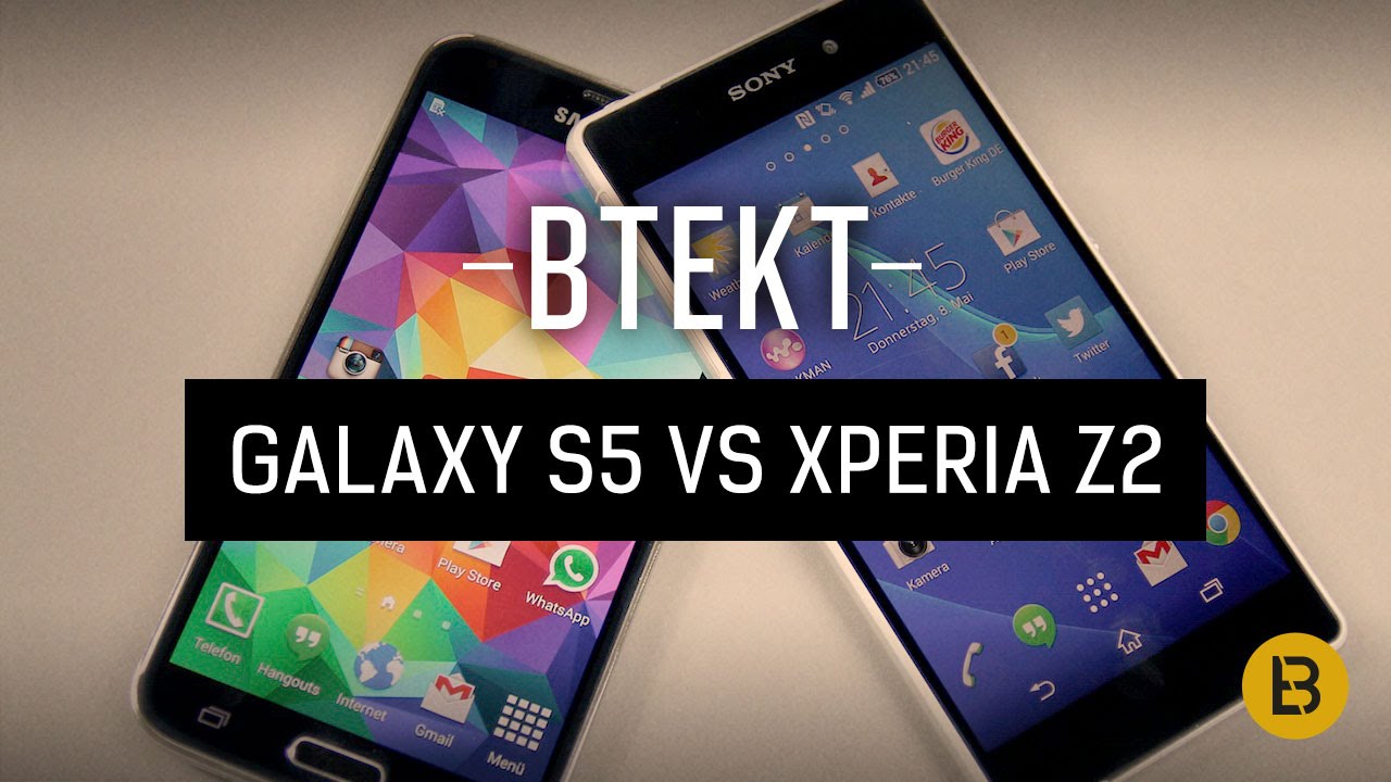 Samsung Galaxy S5 vs Sony Xperia Z2 - World First at MWC 2014!