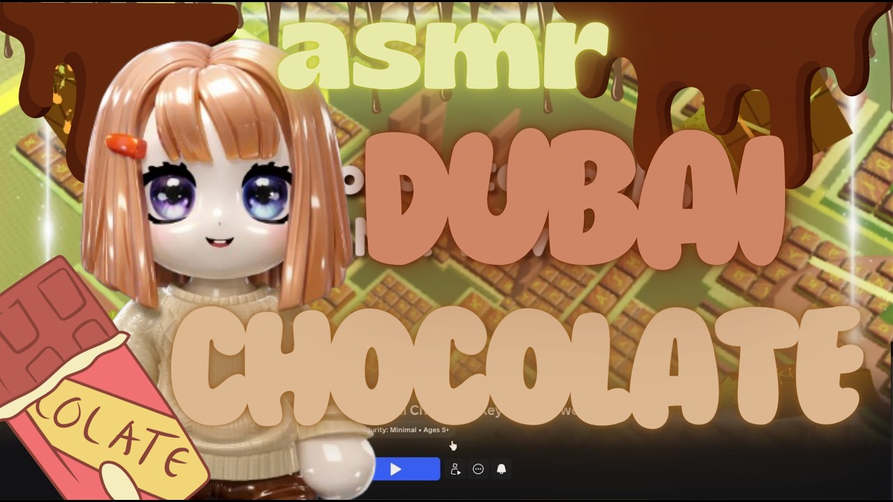 Roblox Dubai Chocolate Keyboard 🍫 ASMR 💤 *Clicky Keyboard*