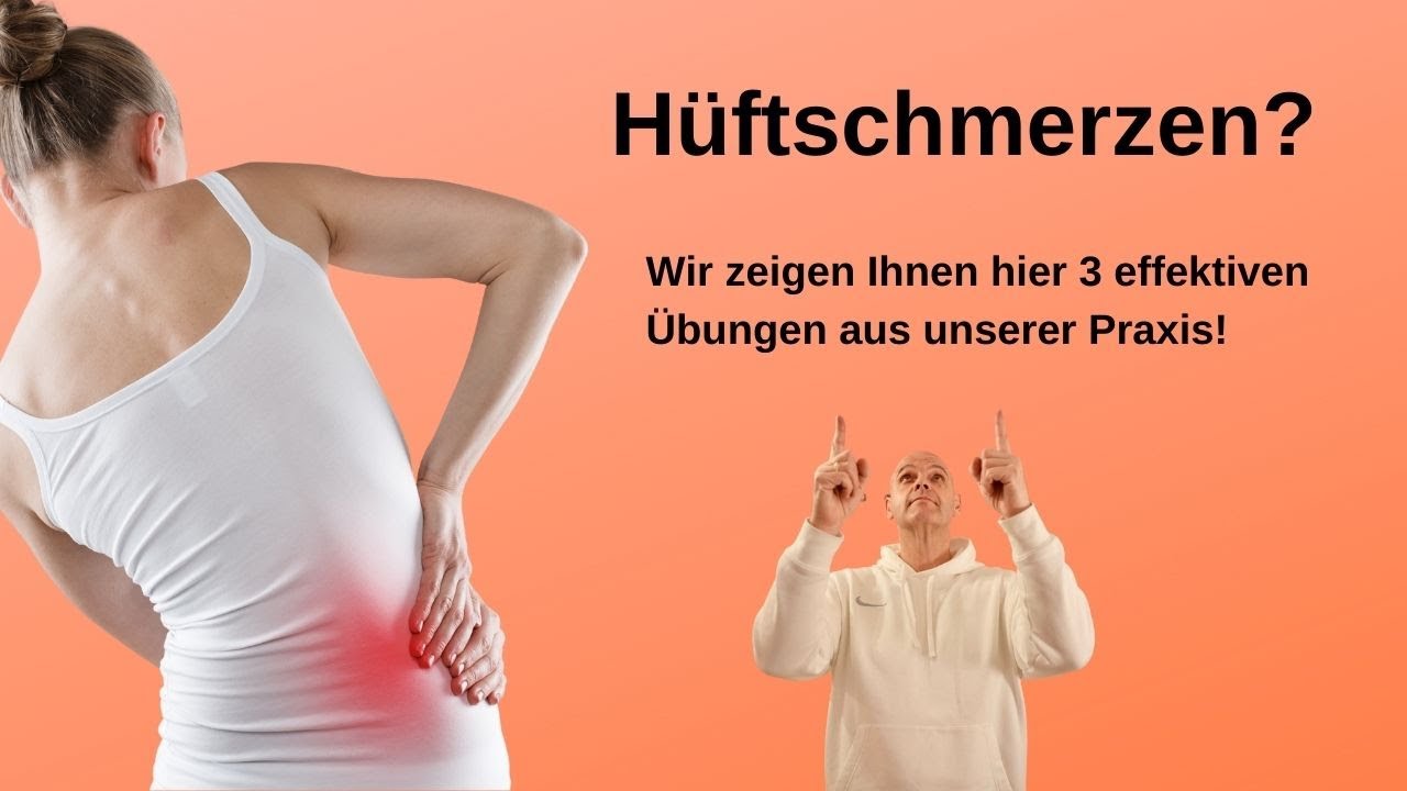 Hüftschmerzen? Wir zeigen Ihnen 3 effektive Übungen aus unserer Praxis!