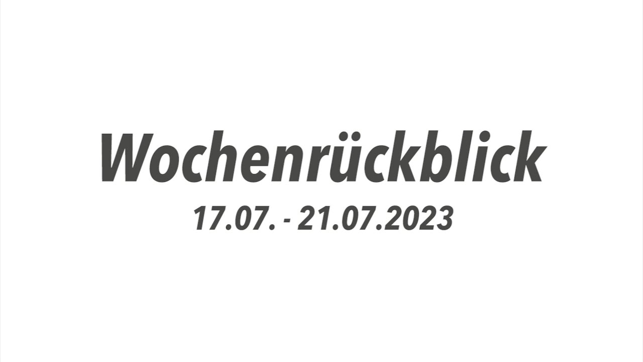 TV Schwerin Wochenr&uuml;ckblick vom 17.07. - 21.07.2023