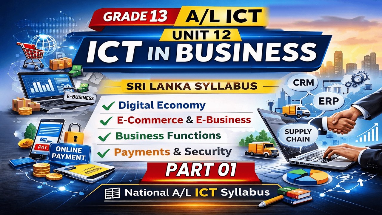 Grade 13 Unit 12 ICT in Business Part 01